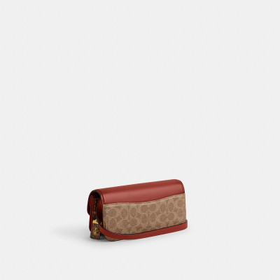 Idol Bag 23 In Signature Canvas With Snakeskin Detail