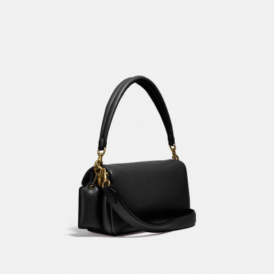 Pillow Tabby Shoulder Bag 26 - Black/Brass