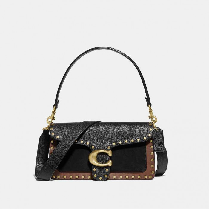 Tabby Shoulder Bag 26 With Rivets - B4/Black Multi
