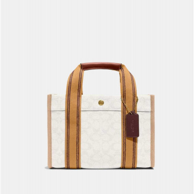 Spin Tote 27 In Signature Jacquard - B4/Natural Multi