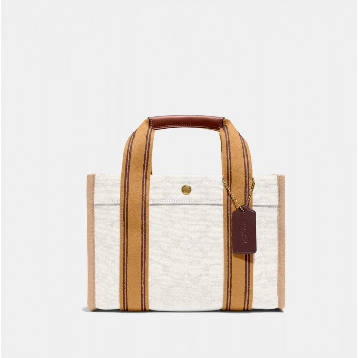 Spin Tote 27 In Signature Jacquard - B4/Natural Multi