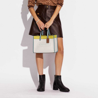 Field Tote 30 With Badge - Chalk/KeyLime/Aqua