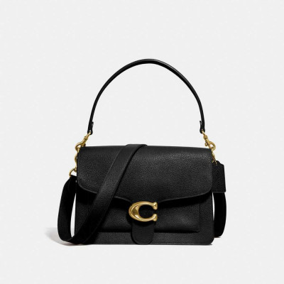 Tabby Shoulder Bag 28 - Black/Brass