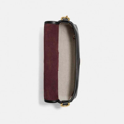 Soft Tabby Shoulder Bag - Brass/Black