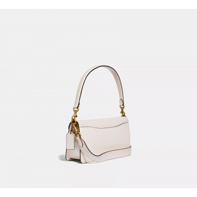 Tabby Shoulder Bag 26 - Brass/Chalk
