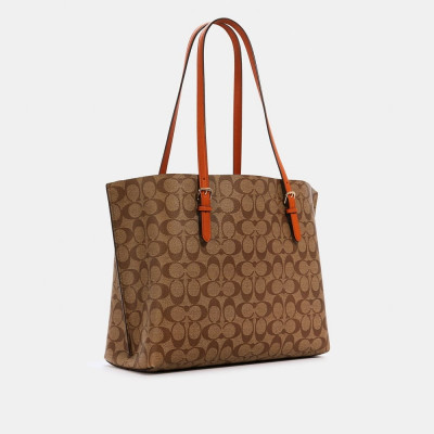 Mollie Tote In Signature Canvas - Im/Khaki Sedona