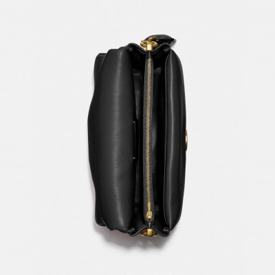 Pillow Tabby Shoulder Bag 26 - Black/Brass