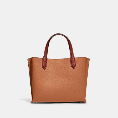 Willow Tote 24 In Colorblock - B4/Coral