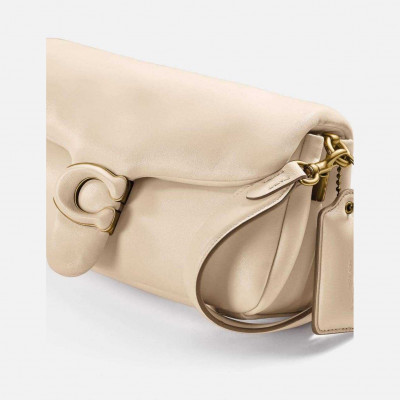 Pillow Tabby Shoulder Bag 26 - Brass/Ivory