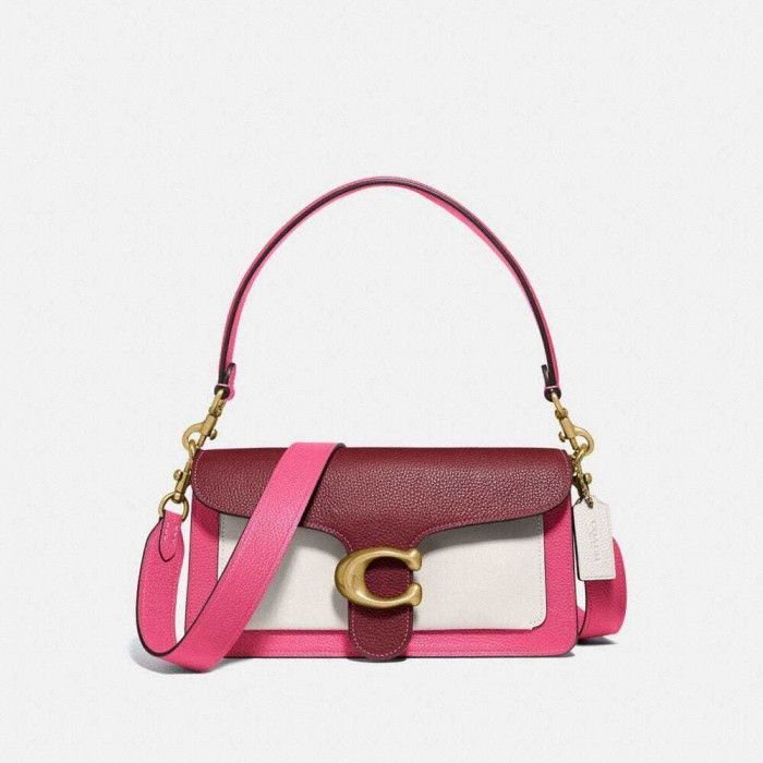 Tabby Shoulder Bag in Colorblock - B4/Confetti Multi