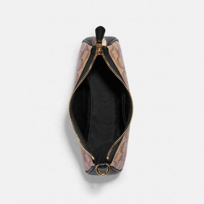 Teri Shoulder Bag In Signature Canvas - Im/Khaki/Black