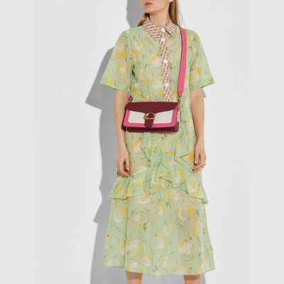 Tabby Shoulder Bag in Colorblock - B4/Confetti Multi