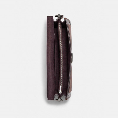Tabby Shoulder Bag 26 With Snakeskin Detail - Light Nickel/Taupe Multi