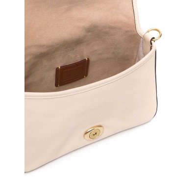 Soft Tabby Shoulder Bag - Brass/Ivory