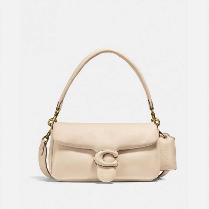 Pillow Tabby Shoulder Bag 26 - Brass/Ivory