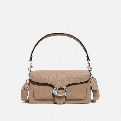 Tabby Shoulder Bag 26 - Light Antique Nickel/Taupe