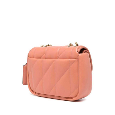 Pillow Madison Shoulder Bag With Quilting - B4/Coral
