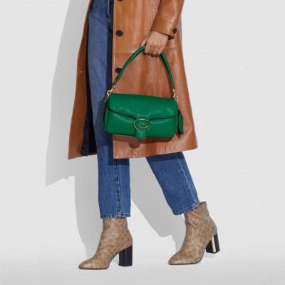 Pillow Tabby Shoulder Bag 26 - Brass/Green