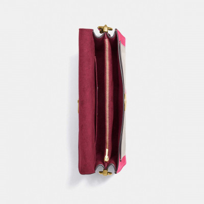 Tabby Shoulder Bag in Colorblock - B4/Confetti Multi