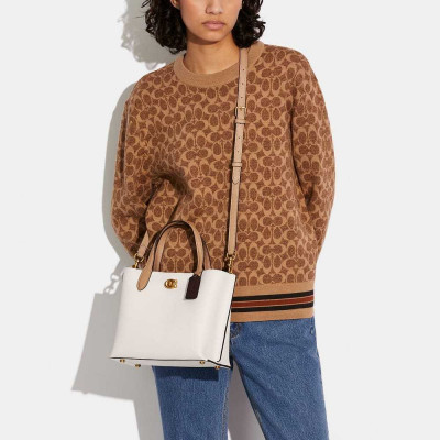 Willow Tote 24 In Colorblock - B4/Chalk Multi