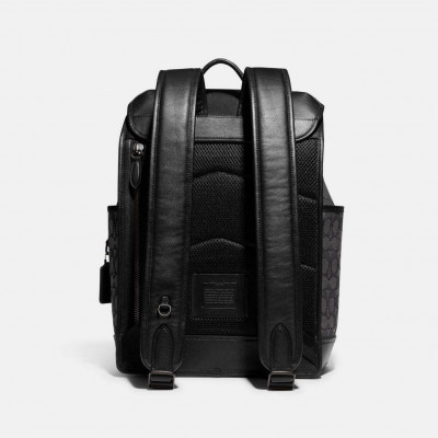 League Flap Backpack - Charcoal/Black