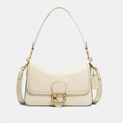 Soft Tabby Shoulder Bag - Brass/Ivory
