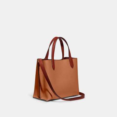 Willow Tote 24 In Colorblock - B4/Coral