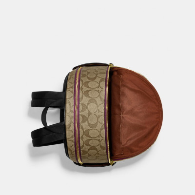 Disney X Court Backpack In Signature Canvas With Patches – Im/Khaki Multi