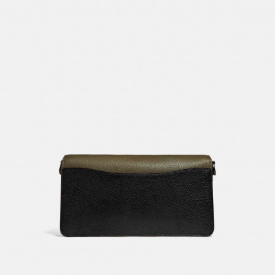 Tabby Shoulder Bag in Colorblock - Kelp Multi/Pewter