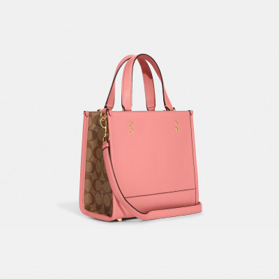 Dempsey Tote 22 With Creature Patches - Gold/Candy Pink Multi