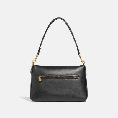 Soft Tabby Shoulder Bag - Brass/Black