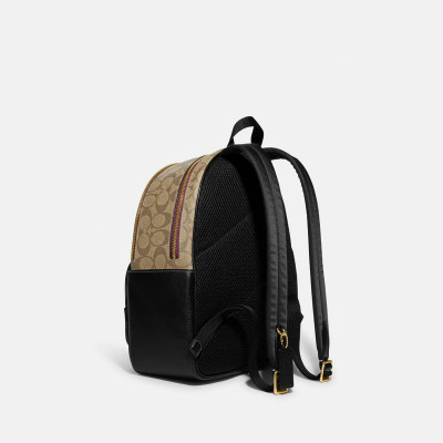 Disney X Court Backpack In Signature Canvas With Patches – Im/Khaki Multi