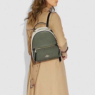 Jordyn Backpack - Military Green/Chalk White