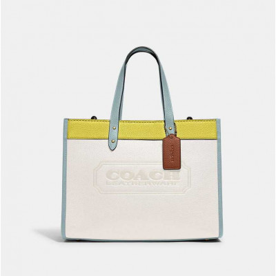 Field Tote 30 With Badge - Chalk/KeyLime/Aqua