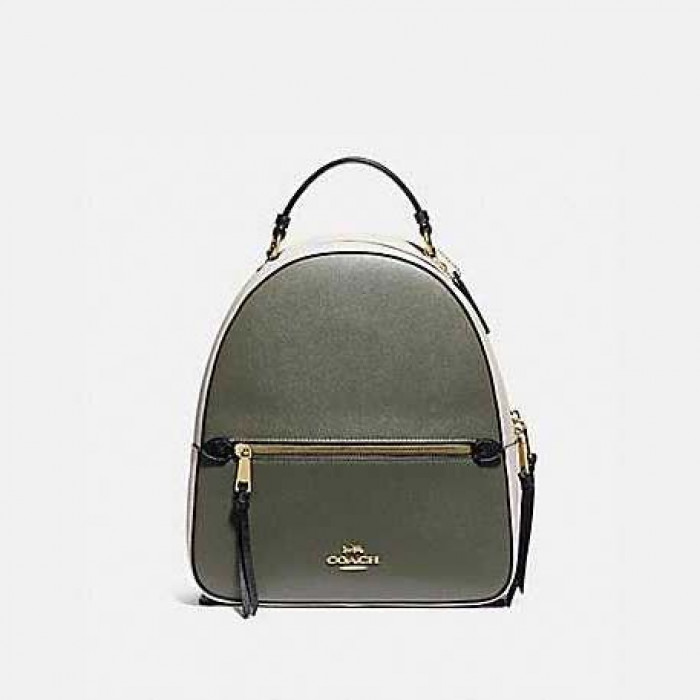 Jordyn Backpack - Military Green/Chalk White