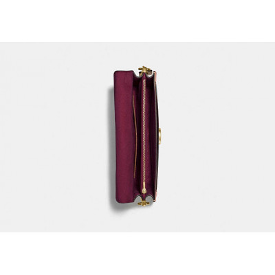 Tabby Shoulder Bag 26 With Signature Canvas - Brass/Tan Ivory