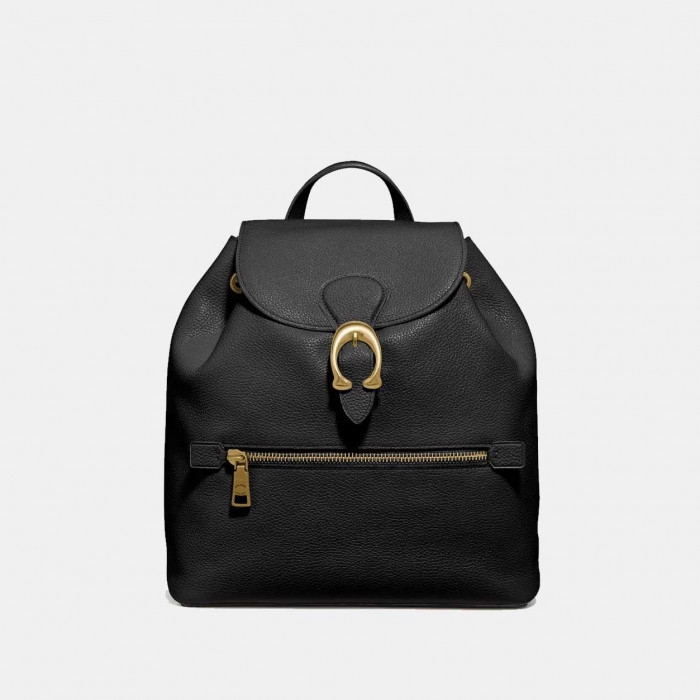 Evie Backpack In Signature Canvas - Black