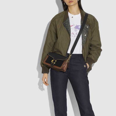 Tabby Shoulder Bag 26 With Rivets - B4/Black Multi