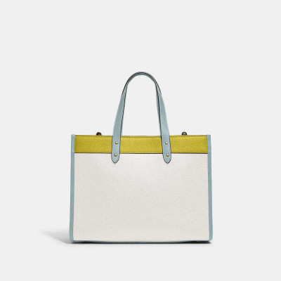 Field Tote 30 With Badge - Chalk/KeyLime/Aqua