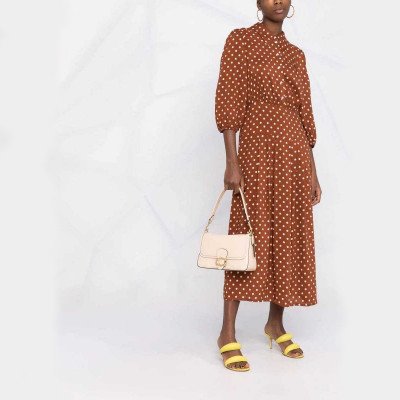 Soft Tabby Shoulder Bag - Brass/Ivory