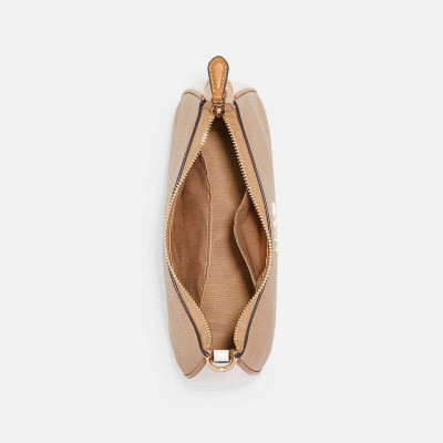 Teri Shoulder Bag In Colorblock - Ivory Taupe Multi