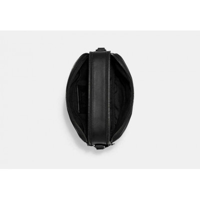 Graham Crossbody In Signature Canvas - Gunmetal/Charcoal/Black