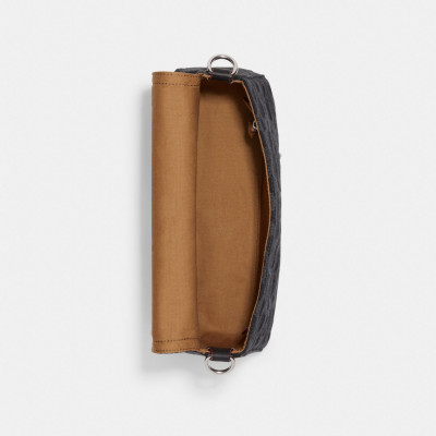 Soft Tabby Shoulder Bag In Signature Denim