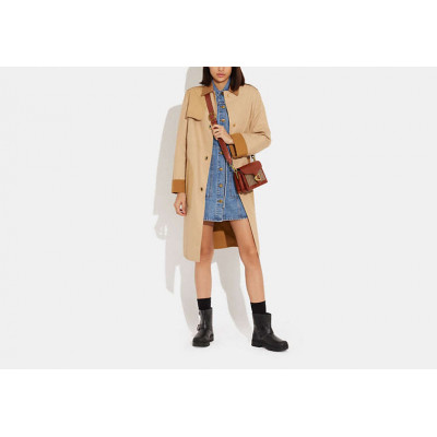 Tabby Shoulder Bag 26 In Signature Canvas - Brass/Tan/Rust