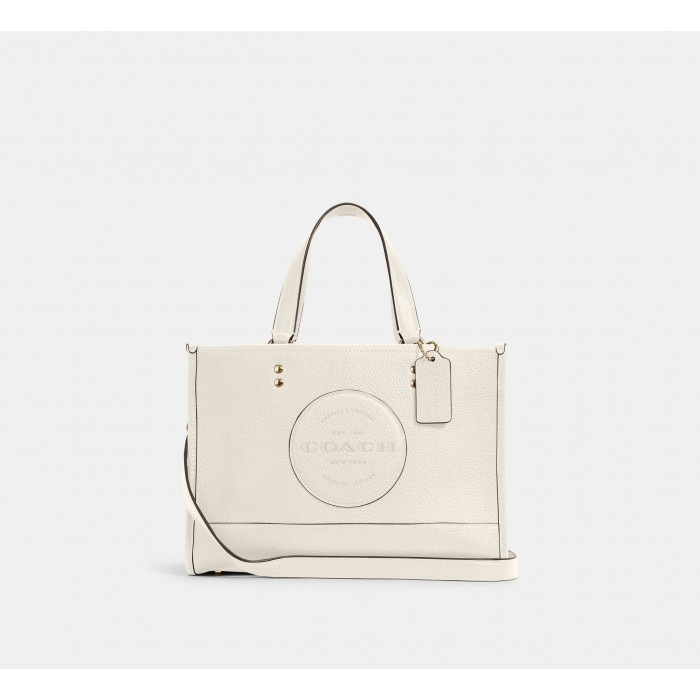 Dempsey Carryall Bag With Patch - Gold/Chalk