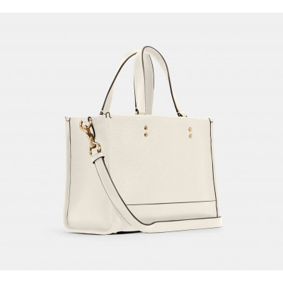 Dempsey Carryall Bag With Patch - Gold/Chalk