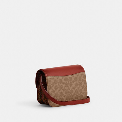 Idol Bag In Signature Canvas With Snakeskin Detail
